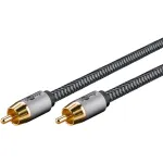 Goobay 65296. Anschluss 1: RCA, Steckverbinder 1 Geschlecht: M&auml;nnlich, Anschluss 2: RCA, Steckverbinder 2 Geschlecht: M&auml;nnlich, Kabelmaterial: Kupfer,