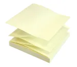 inFO Z-Fold Sticky Notes Geltoni 1 Pad