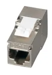 EFB Elektronik RJ45 Keystone Slimline Cat.6A Silver STP PVP Component 12-Pack