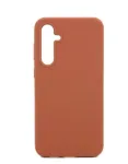 Evelatus Samsung Galaxy A34 Premium Soft Touch Silicone Case Saddle Brown
