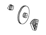 Xerox Tray Gear Kit (604K20541) &ndash; originalus OEM popieriaus padavimo krumpliaračių rinkinys WorkCentre ir Phaser serijoms