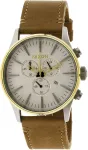 Nixon A4052548 vyri&scaron;kas 42 mm nerūdijančio plieno laikrodis su ruda odine apyranke