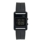 Adidas Unisex AOST23568 Quartz Analog Watch 31mm Black Silicone