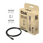 CLUB3D Thunderbolt&trade; 5 sertifikuotas 8K240Hz duomenys 80/120 Gbps EPR 240 vatų kabelis M/M 1m / 3.28ft