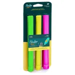 3Doodler Start 3DS-ECO-MIX4-75 kompostuojamų siūlų rinkinys, 75 vnt., 2,5 mm, žalia/rožinė/geltona &bdquo;neon glow&ldquo;