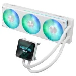 ASUS Prime LC II 360 ARGB LCD White Edition skysčio au&scaron;inimo sistema procesoriui, 360 mm