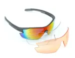 Sportiniai akiniai Author Vision LX S!BRIGHT Orange 65 & BlueRevo 13 (Grey-Matt) | Kur.lt