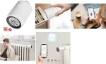 LogiLink Zigbee i&scaron;manusis radiatoriaus termostato vožtuvas su LCD ekranu, suderinamas su Tuya, baltas