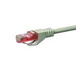 DSIT DC-61-030 CAT6 U/UTP tinklo kabelis, 3 m, pilkas, 100% varis