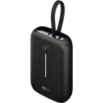 Ne&scaron;iojamas Powerbankas Goobay 10 000 mAh su integruotu USB-C laidu - 20W kompakti&scaron;kas kelionei (76251)