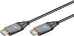 WENTRONIC Goobay 76276 aktyvus optinis HDMI kabelis AOC 8K - 10 m, HDMI 2.1, 48 Gbps, 8K@60Hz, 4K@120Hz, Dynamic HDR, eARC, VRR, ALLM, HDCP 2.3, juodas
