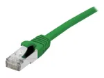 EXERTIS CONNECT Cat 6A S/FTP komutacinis kabelis, 0,3 m, žalias 858434