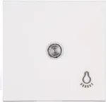 HEINRICH KOPP Paris serijos jungiklis, 2 svirtelės, įleidžiamas, 250 V, 10 A, baltas termoplastikas 490442007