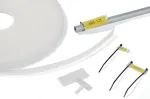 HellermannTyton HCR 12 permatomas PVC žymėjimo ne&scaron;iklis, 25 m x 13 mm, termo perdavimo spausdinimui