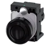 Siemens SIRIUS ACT 3SU1200-6KB10-1AA0 akustinis signalizatorius, 22 mm apvalus, plastikinis, juodas, 24 V AC/DC, IP66/IP67/IP69K