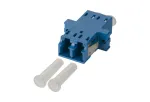 METZ CONNECT 15090074-I LC Duplex į SC Simplex hibridinis &scaron;viesolaidinis adapteris, vienmodis OS2, mėlynas