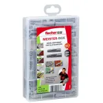 Fischer MEISTER-BOX UX/UX R &ndash; universalūs inkariniai kai&scaron;čiai betonui ir mūrui, 110 vnt. dėžė