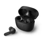 PHILIPS TAT2206BK/00 visi&scaron;kai belaidės ausinės su įkrovimo dėklu, juodos