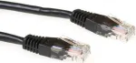 ACT IB9901 Cat6 U/UTP tinklo kabelis, 1 m, juodas