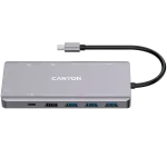 Canyon USB-13-in1 HUB USB-C 2xHDMI 4xUSB 2xUSB-C RJ45 VGA