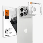 Spigen Optik Pro GLAS.tR EZ FIT fotoaparato lę&scaron;ių apsauga iPhone 18 Pro - sidabrinė