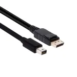 Club 3D CAC-2163 kabelis Mini DisplayPort į DisplayPort 1.2 HBR2, ki&scaron;tukas&ndash;ki&scaron;tukas, 2 m (6,56 ft), 4K60Hz