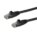 StarTech.com 10 m CAT6 Ethernet kabelis - juodas CAT6 Gigabit Ethernet laidas - 250 MHz 100 W PoE RJ45 UTP tinklo / jungiamasis kabelis su apsauga nuo užkabinimo ir įtempimo mažinimu, individualiai i&scaron;bandytas