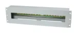 Allnet 19 inch 3U DIN bėgio skydas automatiniams jungikliams, gylis 61 mm, priekinis montavimas, &scaron;viesiai pilkas (ALL-S0002257)