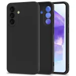 Tech-Protect Icon silikoninis dėklas, skirtas Samsung Galaxy A56 5G, juodas