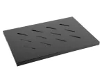 Serverių spintos lentyna LANBERG AK-1001-B &ndash; 1U 19 colių metalinė, 500&times;280 mm, juoda, 120 kg