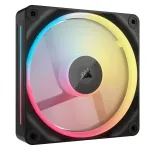 Corsair iCUE LINK LX120-R RGB Reverse korpuso ventiliatorius, 120 mm, PWM, 400&ndash;2400 aps./min., juodas