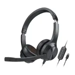 Creative 51EF0980AA000 Chat USB ausinės ant galvos su mikrofonu, laidinės, stereo, juodos