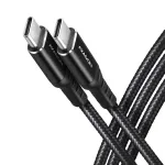 USB kabelis Axagon BUCM-CM20AB 2m USB-C juodas