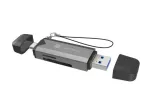 Kortelių skaitytuvas Natec Scarab 3 USB A/C SD/MICRO USB 3