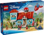 LEGO rinkinys Disney 43268 Paplūdimio namas &ndash; modulinis namas, 834 detalės, 5 minifigūrėlės, nuo 9 metų