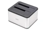 DIGITUS SATA doko stotelė USB 3.0 &ndash; 2 lizdai 2,5 colio/3,5 colio SSD/HDD su klonavimo funkcija