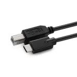 MicroConnect USB3.1C2B3 USB-C &ndash; USB 2.0 B tipo kabelis, ki&scaron;tukas&ndash;ki&scaron;tukas, 3 m, juodas