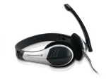 Conceptronic Allround Stereo ausinės, laidinės, 20&ndash;22000 Hz, biurui/skambučių centrui, 111 g, juodos, sidabrinės