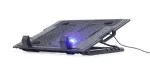 Au&scaron;inimo stovas ne&scaron;iojamam kompiuteriui Gembird NBS-1F17T-01, iki 17 colių, 1&times;15 cm ventiliatorius, USB 2.0, 370&times;265&times;33 mm, 350 mA, juodas