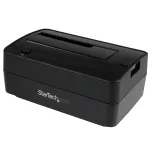StarTech.com vieno lizdo USB 3.1 / eSATA į SATA kietojo disko dokas, USB 3.1 (10 Gbps) i&scaron;orinis 2,5/3,5 colio SATA III HDD/SSD dokas su vir&scaron;utiniu įdėjimu