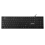 SBOX K-123US laidinė membraninė klaviatūra, US raidžių i&scaron;dėstymas, USB, juodos spalvos