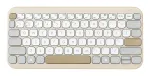 ASUS Marshmallow KW100 belaidė Bluetooth klaviatūra QWERTZ smėlio, pilkos, baltos spalvos