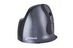 BakkerElkhuizen Evoluent D Small Wireless, de&scaron;inė ranka, vertikalus dizainas, lazerinis, RF belaidis, 3200 DPI, juoda