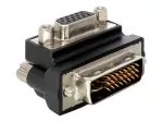 VGA adapteris DeLOCK DVI-I 15 kontaktų FM VGA juodas