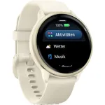 Garmin v&iacute;voactive 6 3.05 cm (1.2 inch) AMOLED 42 mm Skaitmeninis 390 x 390 pikselių Liečiamas ekranas Baltas Wi-Fi GPS (palydovas)