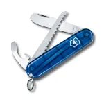 Victorinox Vaiki&scaron;kas &Scaron;veicari&scaron;kas Peiliukas Mano Pirmasis Victorinox mėlynas permatomas V-0 23 V0 23 Victorinox23 Victorinox 23 73 T2 VictorinoxT2 Victorinox T2 (0.2373.T2)