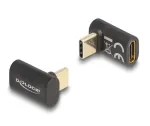 DeLOCK adapteris USB 40 Gbps USB Type-C PD 3.0 100 W vyri&scaron;kas į moteri&scaron;ką kampuotas 8K 60 Hz