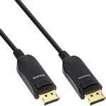 InLine DisplayPort 1.4 AOC laidas, 8K4K, juodas, 40 m