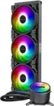 PCCOOLER GI-CX360 360 mm radiatoriaus AIO skysčio au&scaron;intuvas CPU, 2000 RPM siurblys/ventiliatoriai