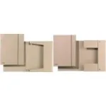 Dėžutė byloms Elba Touareg Wood Cardboard A4